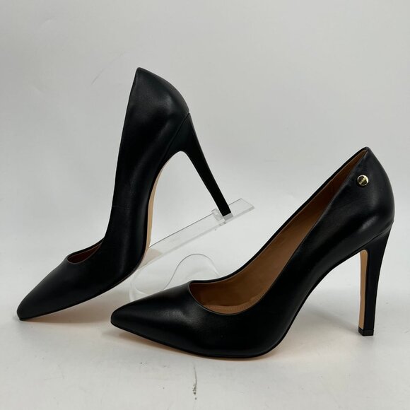 Calvin Klein Black High Stiletto Heels | Brady Pointed Toe - Picture 5 of 10
